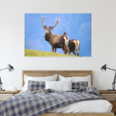 Deer Canvas Afdruk (Insitu (Slaapkamer))