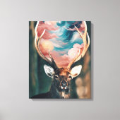 Deer Canvas Afdruk (Voorkant)