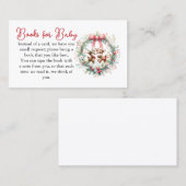 Deer Christmas Baby shower Boeken Behuizing kaart Visitekaartje (Voorkant / Achterkant)