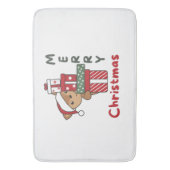 Deer Christmas Gift Winter Animals Deer Badmat (Voorkant Verticaal)
