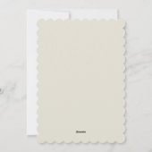 Deer Christmas Holiday Kaart (Achterkant)