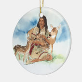 Deer Clan moeder Keramisch Ornament (Links)