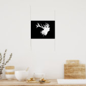 Deer Classic Poster (Keuken)