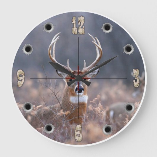 Deer Clock Grote Klok (Voorkant)