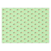 Deer Couple en Daisy Heart Tafelkleed (Voorkant (Horizontaal))