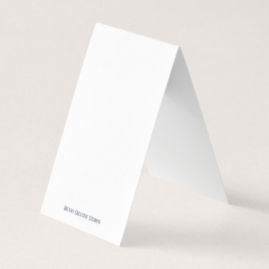 Deer Couple Seasons Greetings Mini Greetings Visitekaartje (Achterkant)