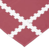 Deer Cranberry Red Peace Joy Wreath Tablecloth Tafelkleed (Gekanteld)