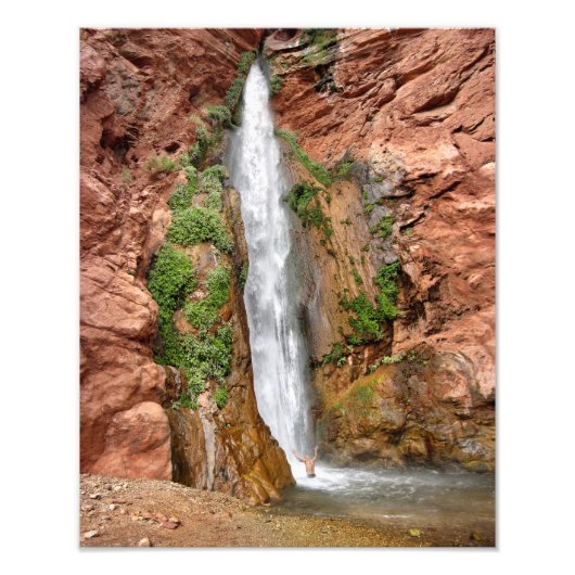 Deer Creek Herfsten 2 - Grand Canyon - Waterval Foto Afdruk (Voorkant)