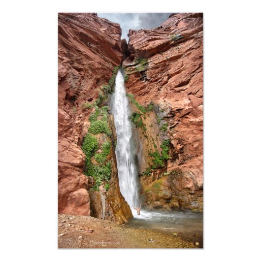 Deer Creek Herfsten - Grand Canyon - Waterval Foto Afdruk (Voorkant)