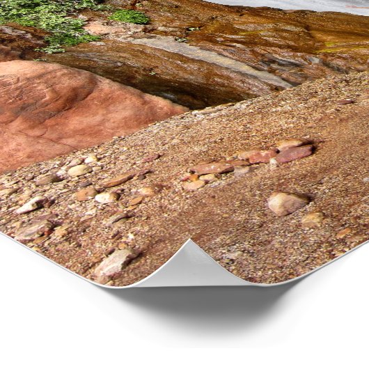 Deer Creek Herfsten - Grand Canyon - Waterval Poster (Hoek)