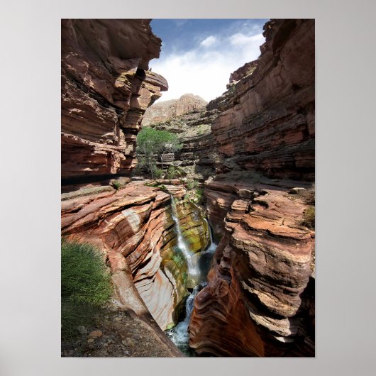 Deer Creek Narrows Waterfall 2 - Grand Canyon Poster (Voorkant)