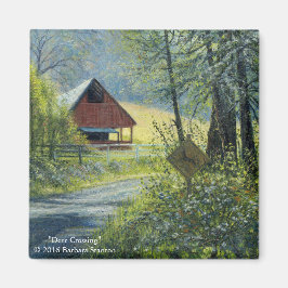 "Deer Crossing" Magneet