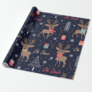 Deer Cuties (grote schaal) Cadeaupapier