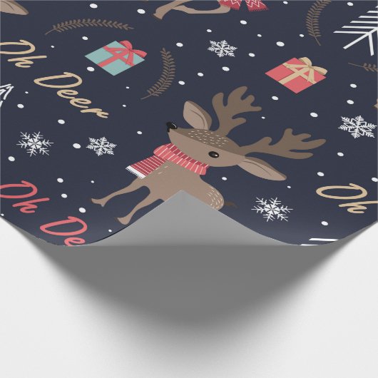 Deer Cuties (grote schaal) Cadeaupapier (Hoek)