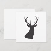 Deer Deer Silhouette Animal Wild Postca (Voorkant / Achterkant)