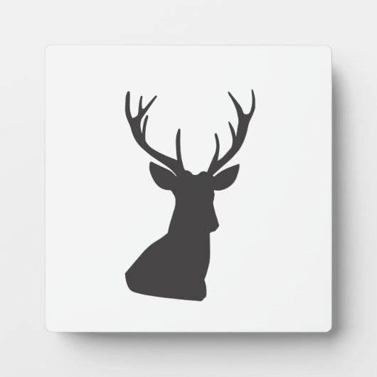 Deer Deer Silhouette Animal Wild Postca Fotoplaat (Voorkant)