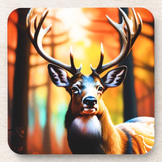 Deer Design Bier Onderzetter (Voorkant)
