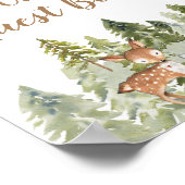 Deer dieravontuurCamper Gelieve onze gast te onder Poster (Hoek)