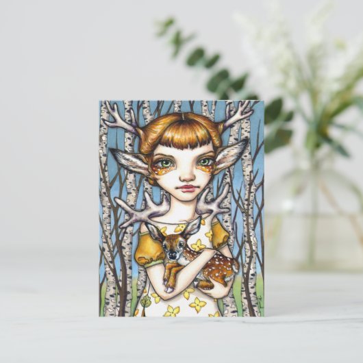 Deer Dorothy Briefkaart (Staand voorkant)