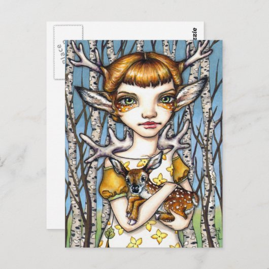 Deer Dorothy Briefkaart (Voorkant / Achterkant)