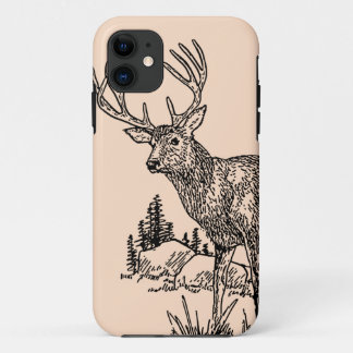 Deer Drawing iPhone 5 Hoesje