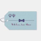 Deer Dreams Holiday Cadeaulabel (Achterkant Horizontaal)