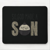 Deer Duck Fish Hunting Season Christian Son Kids B Muismat (Voorkant)