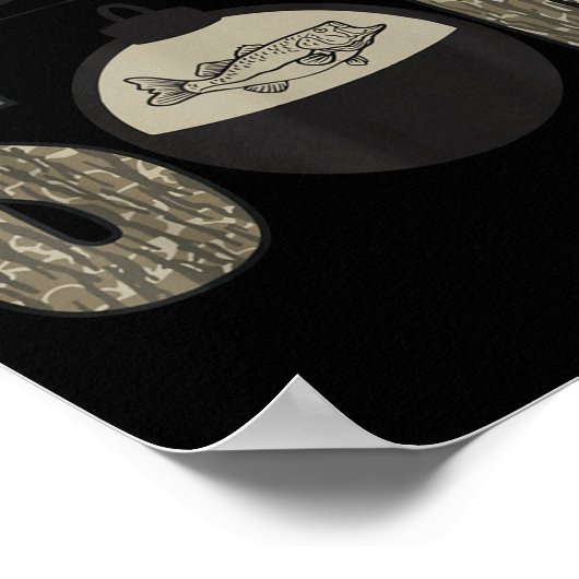 Deer Duck Fish Hunting Season Christian Son Kids B Poster (Hoek)