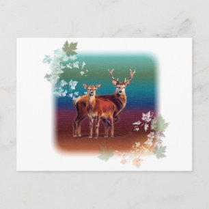 Deer Duo Briefkaart