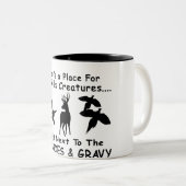 DEER, EENVOUDIG EN PHEASANT HUND TWEEKLEURIGE KOFFIEMOK (Voorkant rechts)