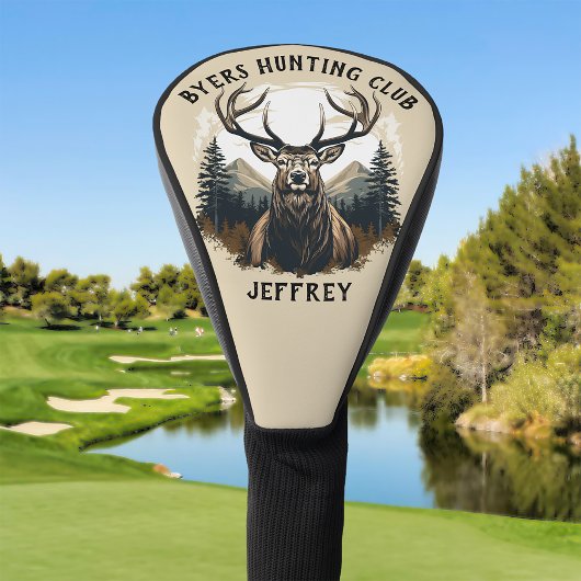 Deer Elk Hunters Golfheadcover
