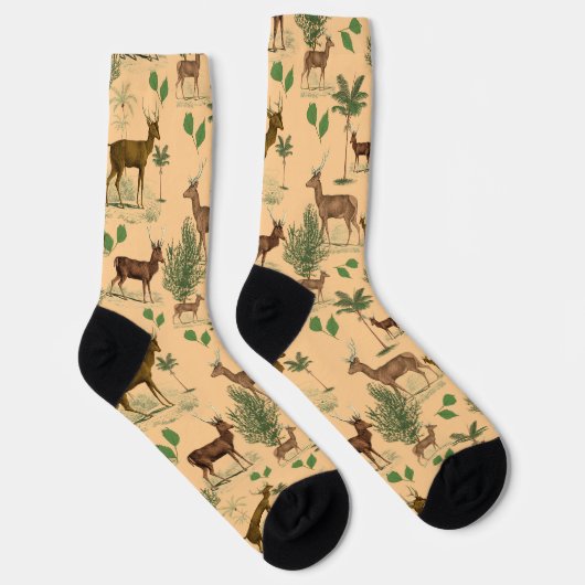 deer en bomen sokken (Rechts)