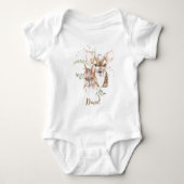 Deer en Bunny Floral BodySuit (Voorkant)