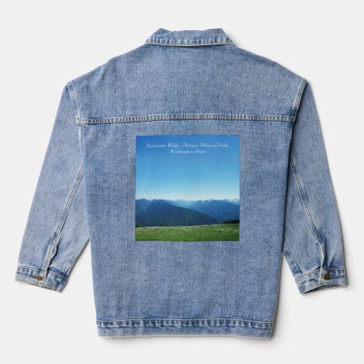Deer en de Olympische Spelen Denim Jacket (Achterkant)