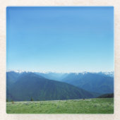 Deer en de Olympische Spelen Glazen Onderzetter (Voorkant)