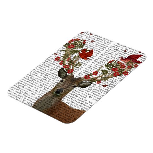 Deer en Tortelduifjes 2 Magneet (Linkerzijde)