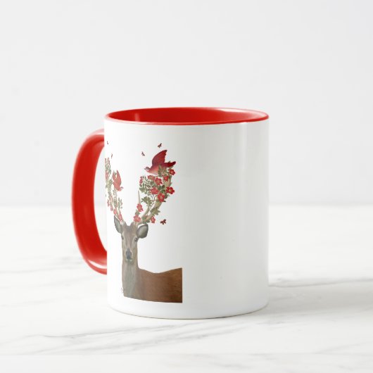 Deer en Tortelduifjes 2 Mok (Voorkant links)