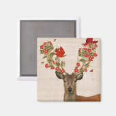Deer en Tortelduifjes Magneet (Voorkant / Achterkant)