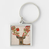 Deer en Tortelduifjes Sleutelhanger (Voorkant)