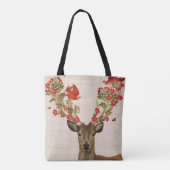 Deer en Tortelduifjes Tote Bag (Achterkant)