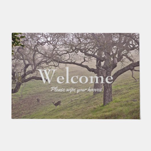 Deer en Trees Deurmat (Voorkant)