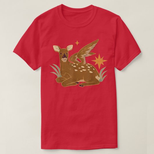 Deer  Faecore Fairy Core T-shirt (Design voorkant)