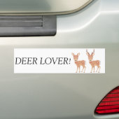 Deer Family Bumpersticker (Op auto)