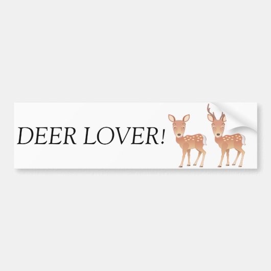 Deer Family Bumpersticker (Voorkant)