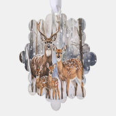 Deer Family Ornament Kaart (Links)