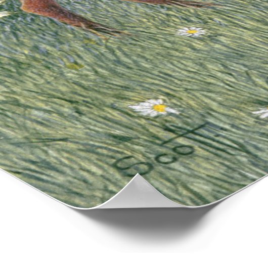 Deer Family Poster (Hoek)