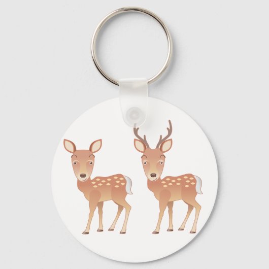 Deer Family Sleutelhanger (Voorkant)