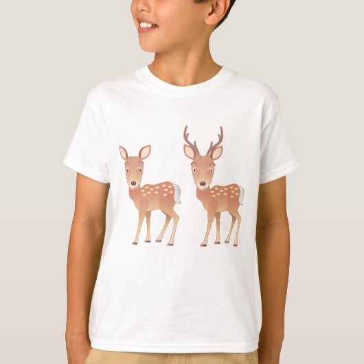 Deer Family T-shirt (Voorkant)