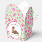Deer Fawn Baby shower Bedankdoosjes (Geopend)
