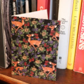 Deer Fawn Floral Pattern Feestdagen Kaart